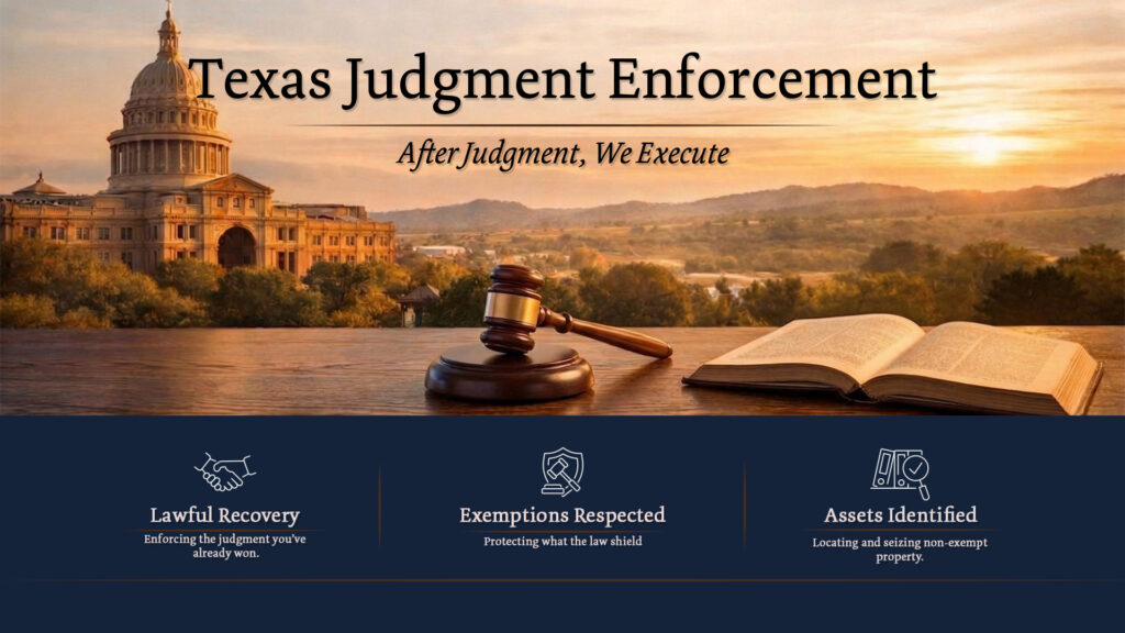 Sheriff's Sale - Judgment Enforcement